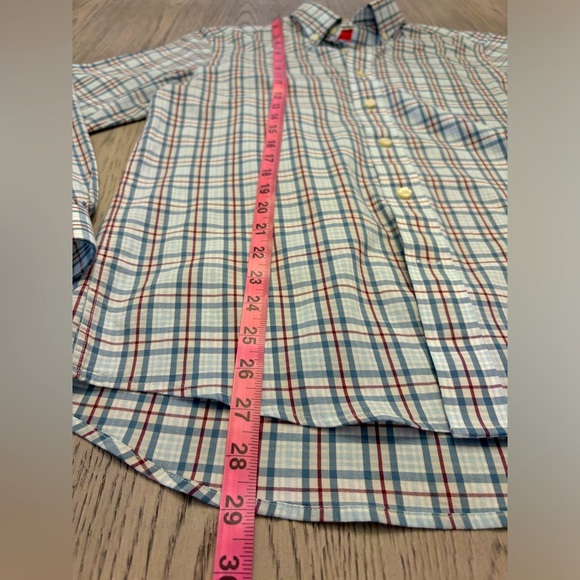 Southern Proper Henning Shirt In Blue Stone/Truffle Paid Size M - Picture 7 of 8